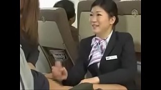 russianbare Asian Flight attendant