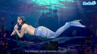 Mermaid masturbates till she gets even sunny leone ki xxx video more wet
