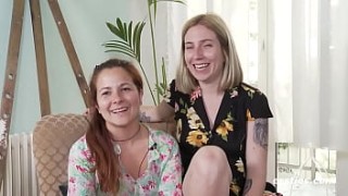 xnxx.comvideo Ersties: Sexy Amateur Lesbians Share A Double Dildo