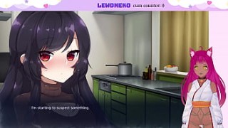 VTuber epornner Plays Chasing Tails and Masturbates Part 4